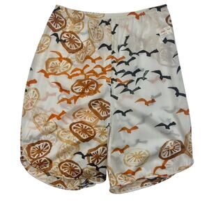 Vintage 1970s Vanity Fair Nylon Bloomers Tropical Bird Citrus Print Panties 4